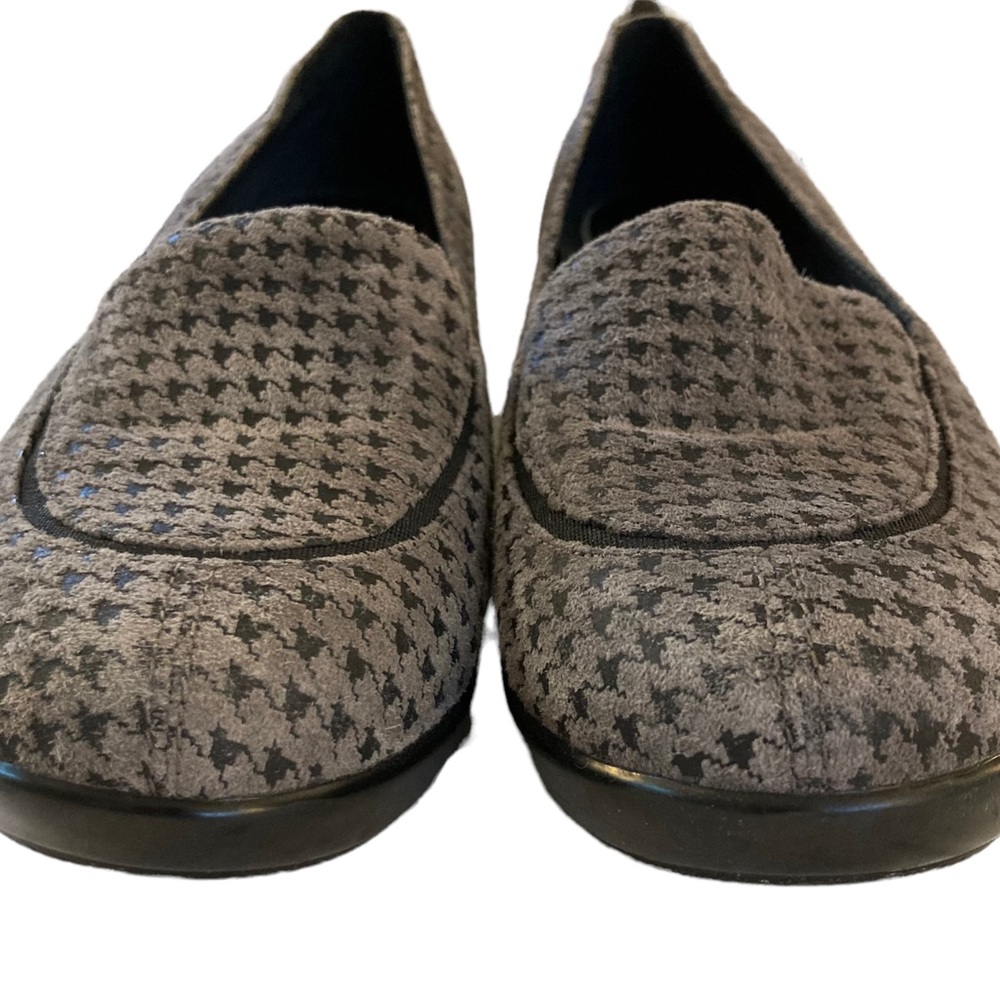Dansko Debra suede houndstooth loafers